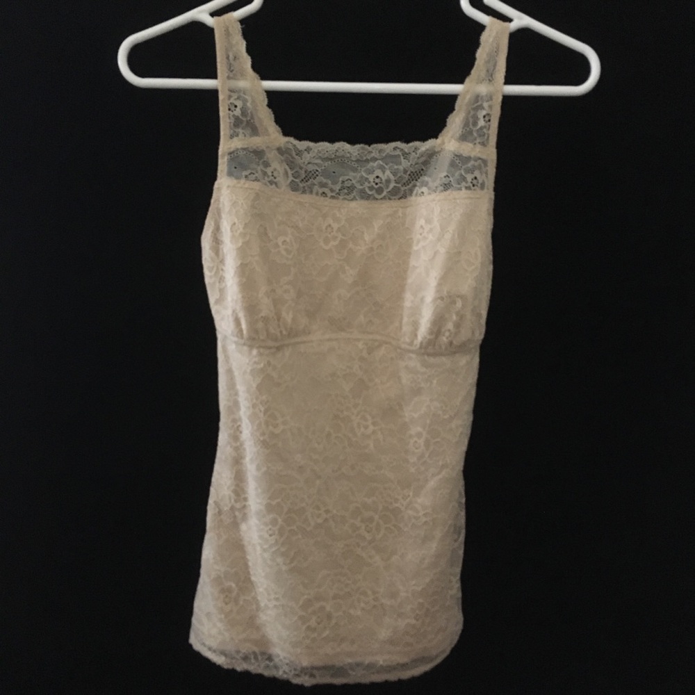 Self Expressions nude lace camisole size S